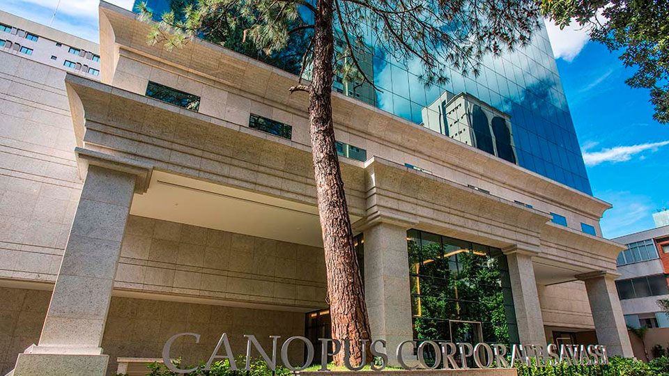 Edifício Canopus Corporate, na Savassi, onde fica o escritório